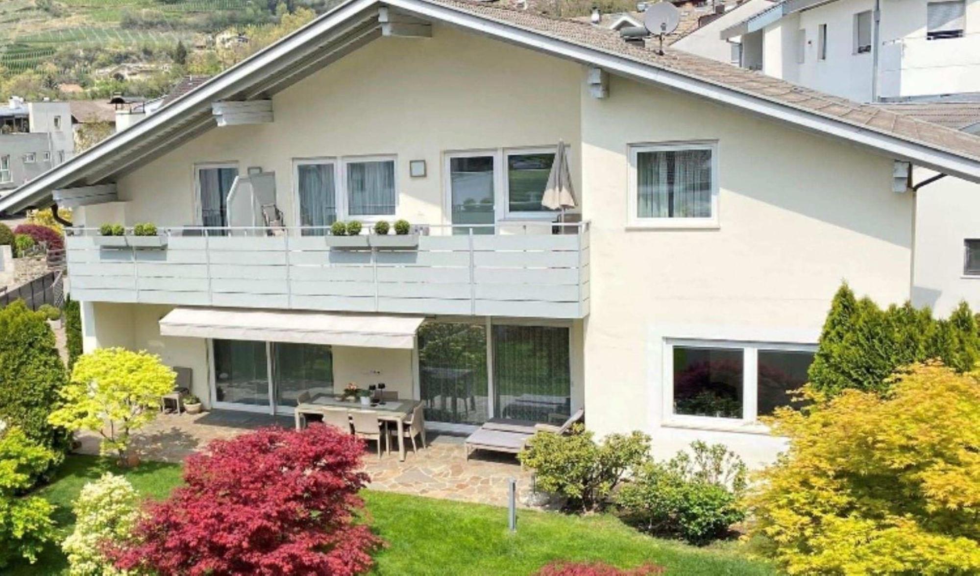 Ferienwohnung Haus Schweitzer Naturns Exterior foto