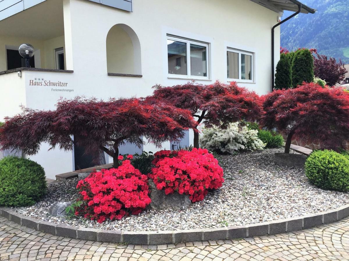 Ferienwohnung Haus Schweitzer Naturns Exterior foto